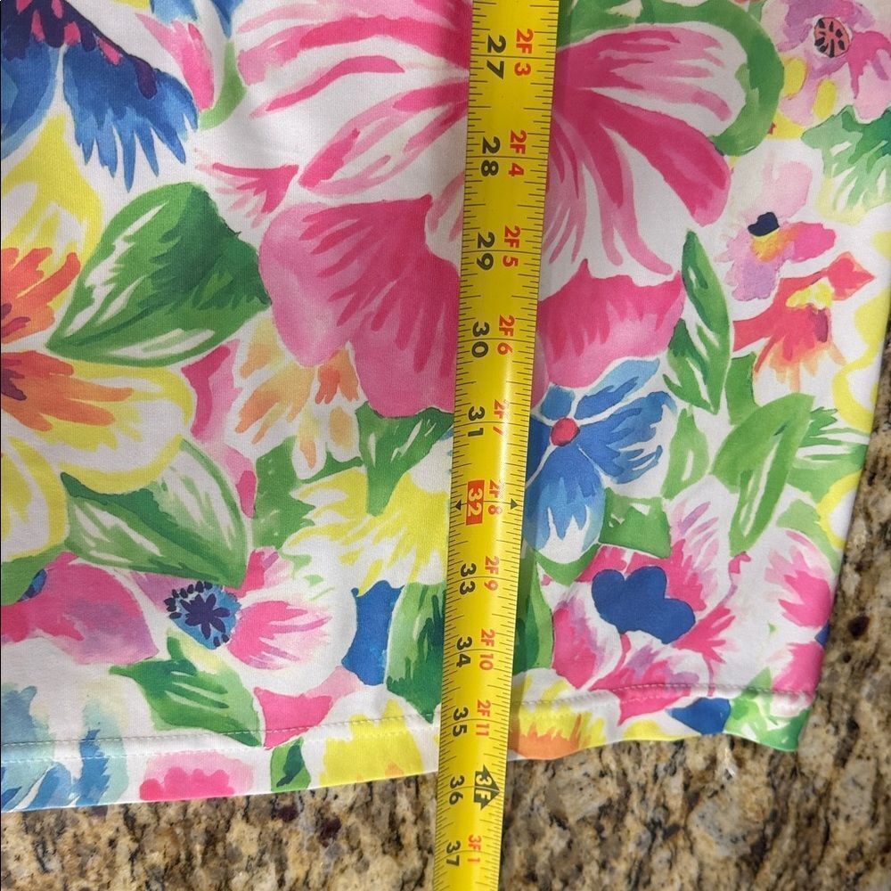Tee2Sea Floral Sleeveless Collared Dress XS Recycled Stretch Summer - Picture 9 of 9